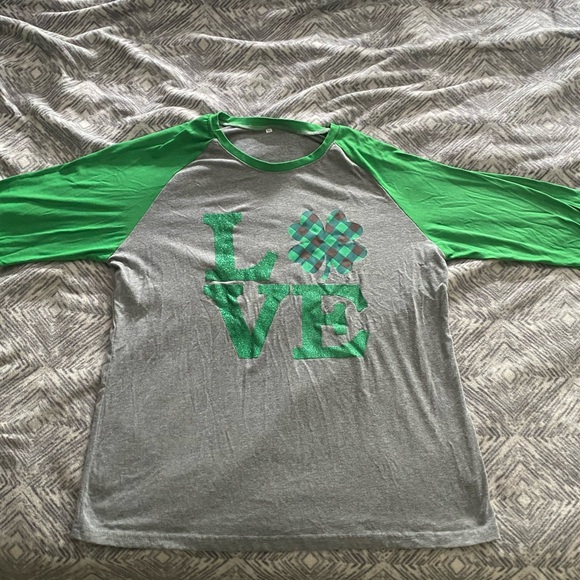 Shamrock baseball tshirt - Picture 1 of 3